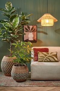 Джутовый потолочный светильник Mica Decorations, коричневый