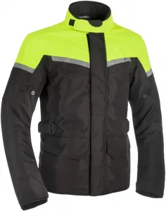 Мужская длинная мотоциклетная куртка Oxford, короткая мотоциклетная куртка Spartan, Black/fluo yellow