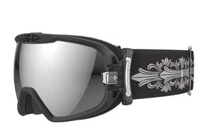 Chrome Hearts Серебристые утренние fade black унисекс лыжные очки