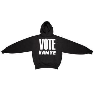 Худи Kanye West Vote Kanye Hoodie Black, черный