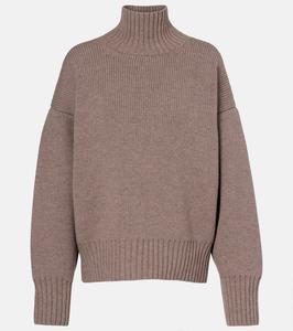 Шерстяной водолазный свитер Róhe, Clay Melange