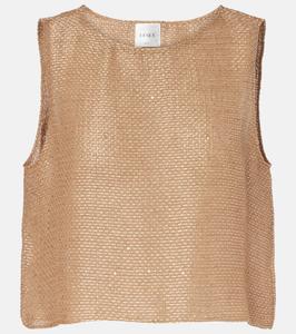 Стелла укороченный топ с пайетками Leset, Honey