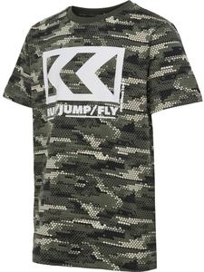 Рубашка "Hmlfsk Low" зеленого цвета Hummel
