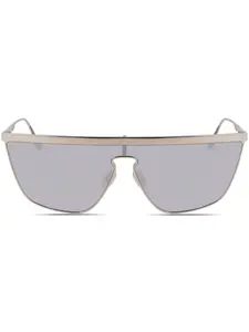 Солнцезащитные очки-маска Victoria Beckham, серебристый