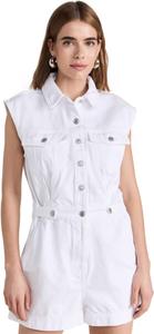 Комбинезон 7 For All Mankind Sleeveless Balloon Romper, цвет Brilliant White