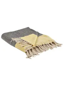 Пуховое одеяло Beliani Kuschel LAPU, цвет grau/gelb