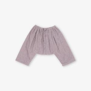 Брюки из хлопка с эластичным поясом и полосками Linum, 1–2 года Caramel, серый