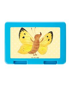 Mr. & Mrs. Panda Коробка для хранения бабочек, с изображением лимонных бабочек, пастельно-желтого цвета