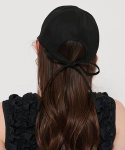 Хлопковая ленточная шапка с УФ-защитой United Arrows, цвет Black