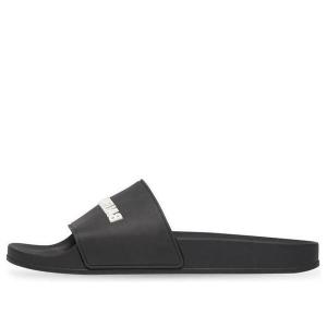 Сандалии pool slides 'black' Balenciaga, черный