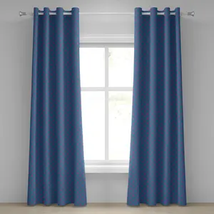 Штора на люверсах ABAKUHAUS Якорь, ритмичный рисунок морских символов, синий горошек, морской пейзаж, декоративные двухпанельные шторы, 280 см x 225 см, цвет: пурпурно-фиолетовый