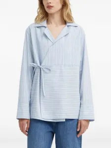 Полосатый топ SACALA Samsoe Samsoe, синий