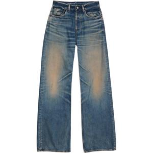 Джинсы свободного кроя Acne Studios, темно-синий