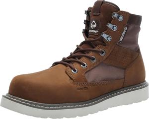 Мужские ботинки Wolverine Trade Wedge, без подкладки, из канвы, с композитным носком, 15 см, Dark Earth