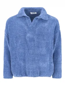 Рубашка-поло с воротником Bonsai, синий