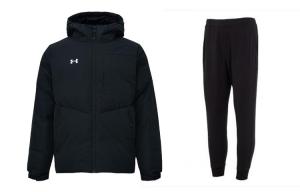 Повседневный спортивный худи с капюшоном для мужчин Under Armour, clothing sets (черный)