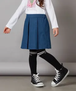 Юбка с заправленными штанинами и подкладкой Avv, цвет Blue