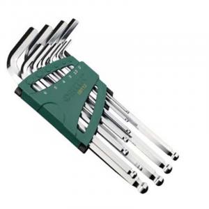 Shida 09112 Набор шестигранных ключей с удлиненной шаровой головкой, 10 предметов, корпоративная настройка A SATA