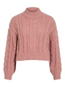 VILA Свитер в пыльно-розовом цвете
