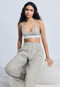 Пижамные штаны-джоггеры из смесовой хлопковой ткани и махровой ткани Calvin Klein Underwear, Grey Heather