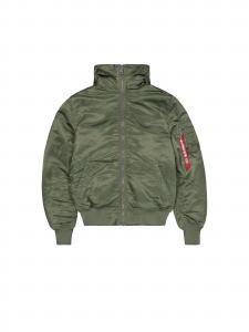 ALPHA INDUSTRIES Куртка межсезонная 'MA-1' в цвете Green