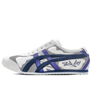 Кроссовки Onitsuka Tiger MEXICO 66 Lifestyle Shoes Unisex Low-top Gray/White/Blue, серый/белый/синий