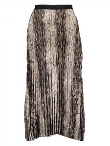 Длинная юбка Herrlicher Plissee, цвет braun/beige