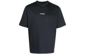 Футболка с логотипом JIL SANDER, черная