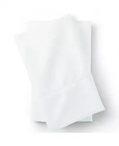 Наволочки из египетского хлопка сатинового цвета плотностью 700 нитей, не требующие глажки Lands' End, white