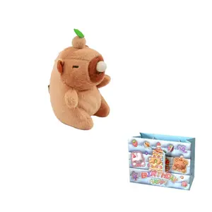 Плюшевый кулон капибара с пузырями высота 12см MORTEN SOLUM