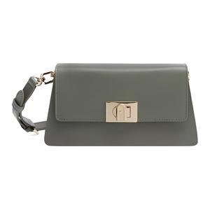 Furla Телесная сумка через плечо из телячьей кожи портативная женская green