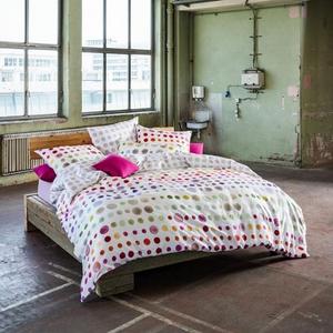 Постельное белье Estella Mako сатин, пододеяльник, 2 предмета, 135 х 200 см, наволочка 80 х 80 см, Impulse Spot многоцветный