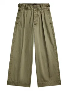 Укороченные брюки Ralph Lauren RRL, зеленый