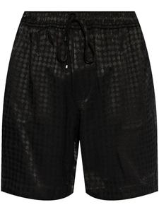 AMIRI жаккардовые шорты, черный