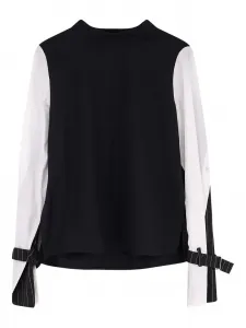 Рубашка в полоску с пряжкой Ixos, черный