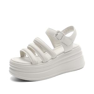 Римские сандалии 7 см женские Shangjinni, Beige