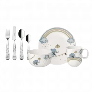 Детский набор посуды, 7 предметов Villeroy & Boch Boho Kids, синий