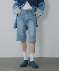 Узкие джинсы-полукомбинезон Kbf, цвет Light Blue