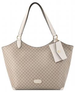 Большая сумка-тоут Joani Nine West, Beige Logo Milk