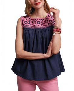 Джемпер Jess с цветочной вышивкой Frances Valentine, мультиколор