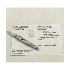 Уикс/Клемсон - версия 1941 года, Figurehead Ships - WWII Coastal Forces - United States (1:1250) (Noble Miniatures)