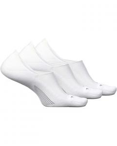 Носки Unisex Feetures Elite Invisible Light Cushion 3-Pair Pack, белый