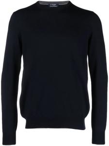 Джемпер с круглым вырезом Barba, синий