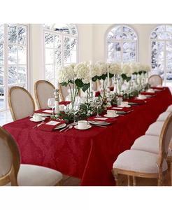 Продолговатая скатерть Barcelona Damask, 60 x 144 дюйма Elrene, красный