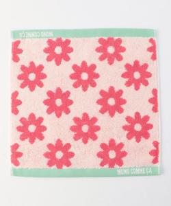 Платок с цветочным узором Mono Comme Ca, цвет Pink