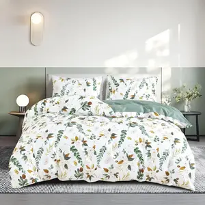 Постельное белье Premium Осень, швейцарский мако-сатин 160x210 см + 65x100 см Traumschlaf