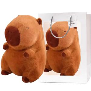 Плюшевая кукла Extra Large Chubby Capybara, Snotty Nose Dolls высотой 25/35/45/60/80/100 см Bobby Bear