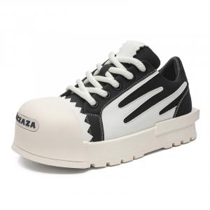 Высокопрочные водонепроницаемые низкие кеды с эффектом увеличения роста унисекс HAPPY DINO, черный