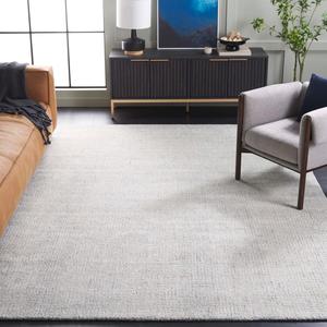 Ковер SAFAVIEH, 183 x 275 см, Abstract Collection, Silver & Blue, ручной работы из шерсти и вискозы, идеален для помещений с высокой проходимостью в гостиной, спальне (ABT469G)