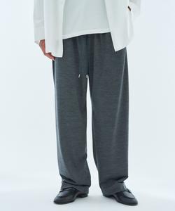 Широкие шерстяные брюки КОЛОНКА Column, цвет Charcoal Gray